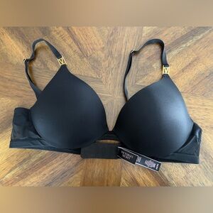 Victoria’s Secret Uplift Plunge Bra 34B - Black - New